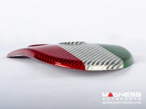 Alfa Romeo 4C Central MTA Control Cover - Carbon Fiber - Italian Theme